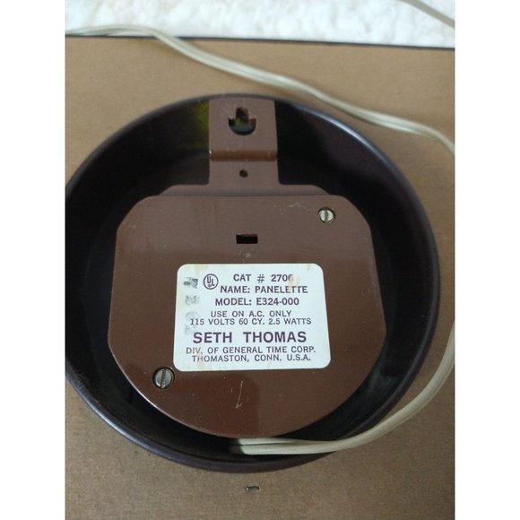 Seth Thomas clock model E324-000 - Picture 5 of 6